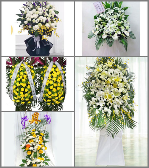 贵州六盘水盘县旧营乡白事花篮预定